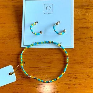 Enewton earrings and bracelet set. Hope unwritten-Say Aloe to my Friend